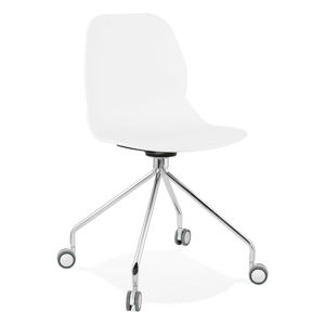 Białe krzesło biurowe Kokoon Rapido