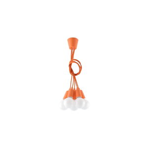 Pomarańczowa lampa wisząca ø 25 cm Rene – Nice Lamps