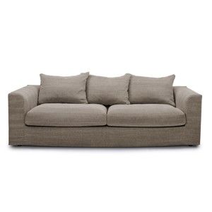 Brązowa sofa 3-osobowa Scandic Portland