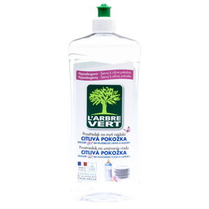 Ekologiczny płyn do mycia naczyń dla skóry wrażliwej L´Arbre Vert Sensitive, 2x750 ml