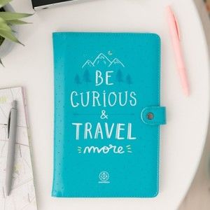 Organizer na paszport i dokumenty podróżne Mr. Wonderful Be curious