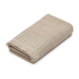 Beżowy bawełniany ręcznik 50x90 cm Veta – Kave Home