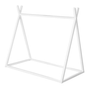 Białe łóżko dziecięce w kształcie domku 70x140 cm Montessori – Roba