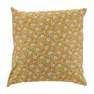 Żółta bawełniana poduszka dekoracyjna Bahne & CO, 45x45 cm