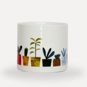Doniczka z porcelany U Studio Design Little Plants, ø 8 cm