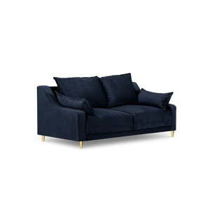 Ciemnoniebieska sofa 2-osobowa Mazzini Sofas Pansy