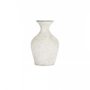 Biały wazon ceramiczny Simla Elena, wys. 36 cm