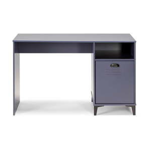 Niebieskie biurko Marckeric Zack, 120x75 cm