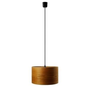 Lampa wisząca w kolorze drewna wiśniowego Sotto Luce TSURI, Ø 40 cm