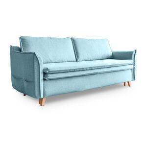 Jasnoniebieska rozkładana sofa 225 cm – Miuform