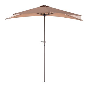 Beżowy parasol ogrodowy ø 240 cm – LDK Garden