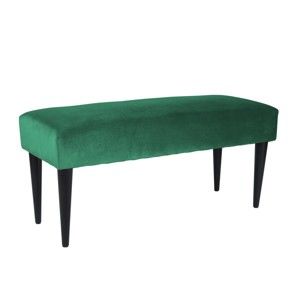 Zielona ławka z aksamitnym obiciem Leitmotiv Luxury