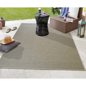 Szary dywan odpowiedni na zewnątrz Floorita Pallino Grey, 194x290 cm
