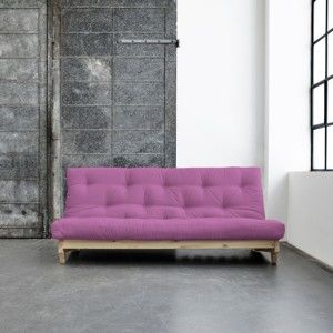 Sofa rozkładana Karup Fresh Natural/Taffy Pink