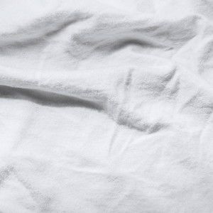 Białe prześcieradło elastyczne Homecare, 80-100x200 cm