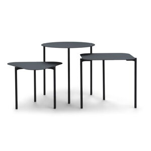 Metalowe okrągłe stoliki zestaw 3 szt. 46.5x46.5 cm Do-Re-Mi – Spinder Design