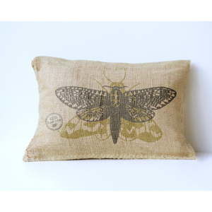 Poszewka na poduszkę z juty Surdic Moth, 50x35 cm