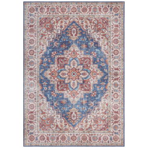 Niebiesko-czerwony dywan Nouristan Anthea, 200x290 cm