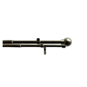 Metalowy regulowany podwójny karnisz 120 - 230 cm Koule – SP TREND