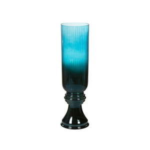 Niebieski wazon kryształowy Santiago Pons Classy, wys. 65 cm