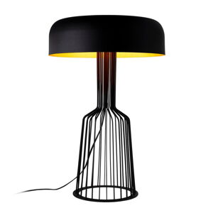 Czarna lampa stołowa z metalowym kloszem (wysokość 57 cm) Fellini – Opviq lights