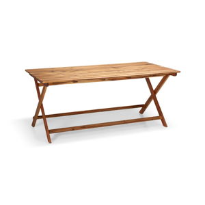 Stół ogrodowy z drewna akacji Bonami Essentials Natur, 171x88 cm