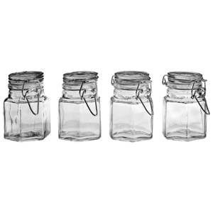 Zestaw 4 szklanych słoiczków na przyprawy Premier Housewares
