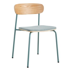 Niebieskie/naturalne krzesła zestaw 2 szt. Adriana – Marckeric
