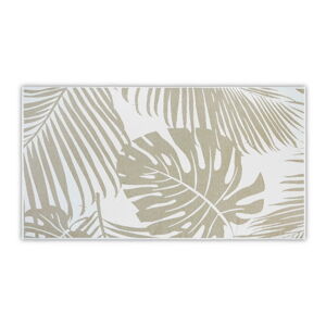 Beżowy ręcznik plażowy 180x100 cm Leaf – Foutastic