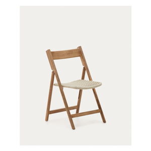 Białe drewniane krzesło ogrodowe Dandara – Kave Home
