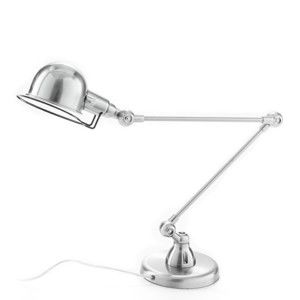 Lampa stołowa w srebrnym kolorze Tomasucci Genius