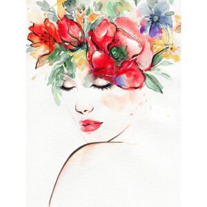 Obraz Styler Canvas Flower Head, 80x60 cm
