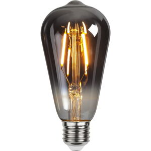 Żarówka LED/filamentowa z ciepłym światłem z gwintem E27, 2 W Plain Smoke – Star Trading