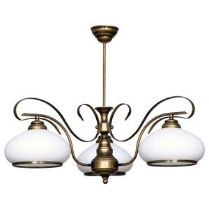 Trzyramienna lampa wisząca Glimte Patina, ⌀ 23 cm