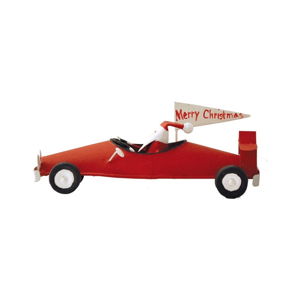 Ozdoba świąteczna G-Bork Santa In Car