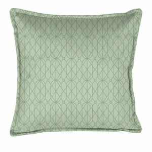 Zielona poduszka dekoracyjna Velvet Atelier Art Deco, 45x45 cm