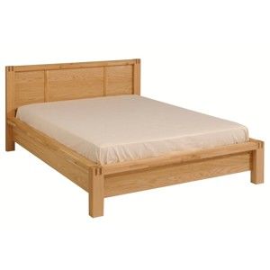 Łóżko 2-osobowe z drewna dębowego Artemob Ethan, 160x200 cm