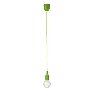 Zielona lampa wisząca bez abażuru SULION Vintage
