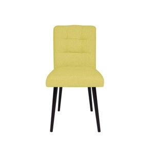 Żółte krzesło do jadalni Cosmopolitan Design Monaco