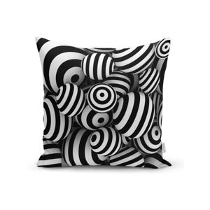 Poszewka na poduszkę Minimalist Cushion Covers BW Geometric Balls, 45x45 cm