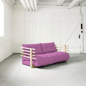 Sofa rozkładana Karup Funk Natural/Taffy Pink