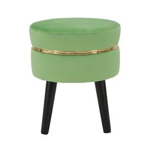 Zielony stołek tapicerowany Mauro Ferretti Paris