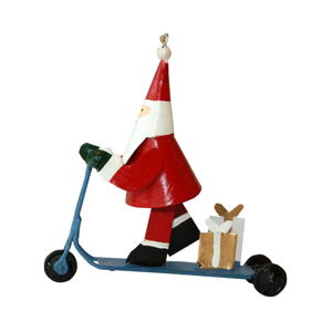 Wisząca ozdoba świąteczna G-Bork Santa on Scooter