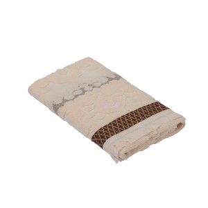 Hnědý ręcznik z bawełny Bella Maison Chic, 30x50 cm