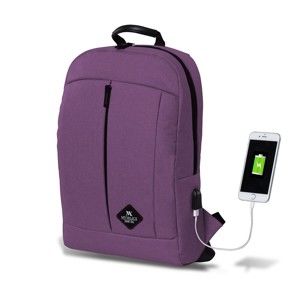 Ciemnoczerwony plecak z portem USB My Valice GALAXY Smart Bag