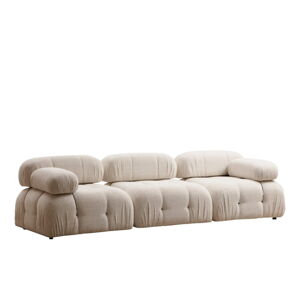 Kremowa sofa z materiału bouclé 288 cm Bubble – Balcab Home