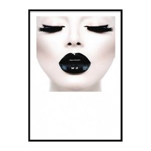 Plakat w ramce Piacenza Art Black Lady Head, 30x20 cm