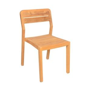 Zestaw 2 krzeseł ogrodowych z drewna tekowego Ezeis Navy