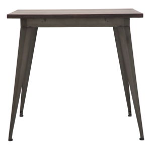 Stół z drewna wiązu Mauro Ferretti Industry, 80x80 cm
