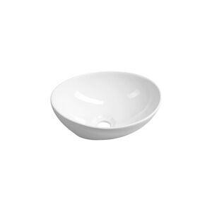 Biała umywalka ceramiczna Sapho, 42 x 34 cm
